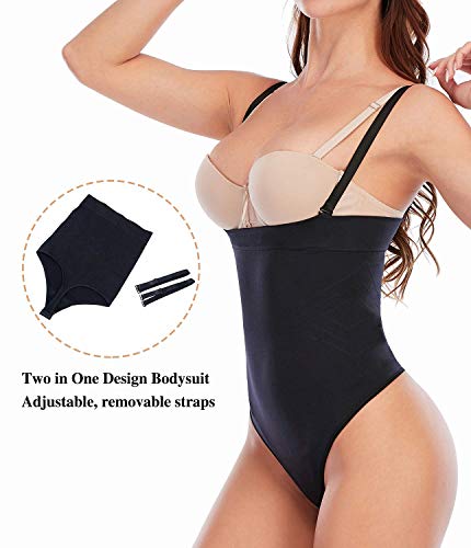 SHAPERX High Waisted Body Shaper Short Invisible Shapewear for Women- Tummy Control Butt Lifter.