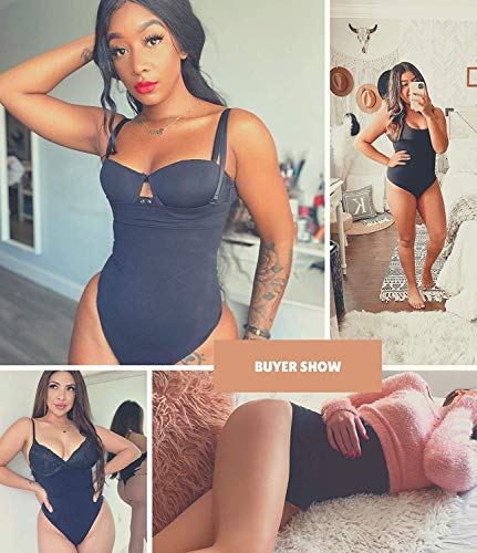 SHAPERX High Waisted Body Shaper Short Invisible Shapewear for Women- Tummy Control Butt Lifter.