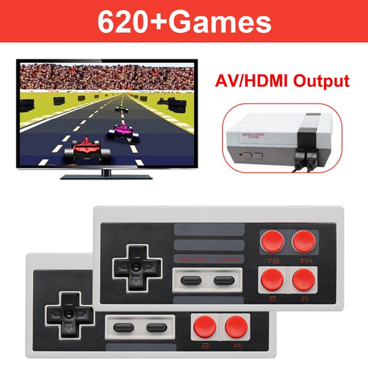 Handheld Retro Video Game Console Mini Game console Built-in Classic 620 NES games for 4K TV HDMI-Compatible/AV Game Player.
