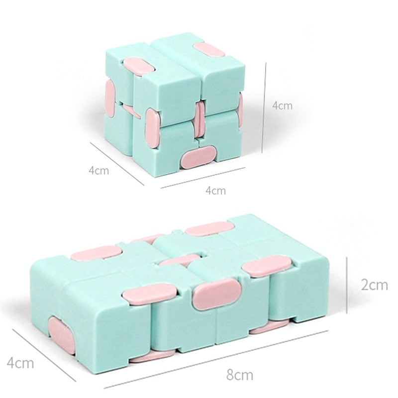 2021 Antistress Infinite Cube Infinity Cube Office Flip Cubic Puzzle Stress Reliever Autism Toys Relax Toy For Adults