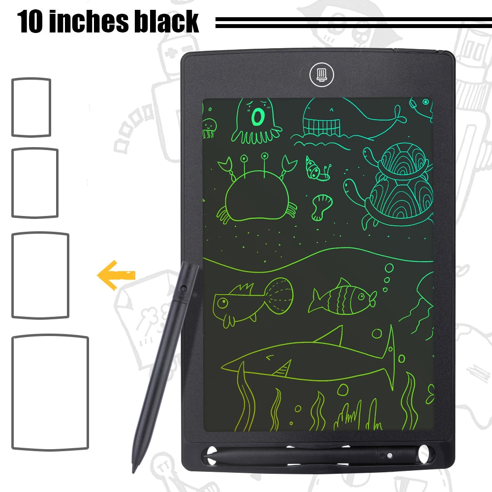 8.5/10/12 Inch LCD Drawing Tablet Electronic Drawing Writing Board Colorful Handwriting Pad Boy Girl Kids Children's Toys Gift.