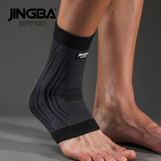 JINGBA SUPPORT 1 PCS Compression ankle brace support For fitness, football, basketball, volleyball, ankle Brace protection