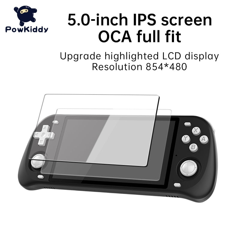POWKIDDY Max2 Retro Open Source System RGB10 max 2 Handheld Game Console RK3326 5.0-Inch IPS Screen 3D Rocker Gift.