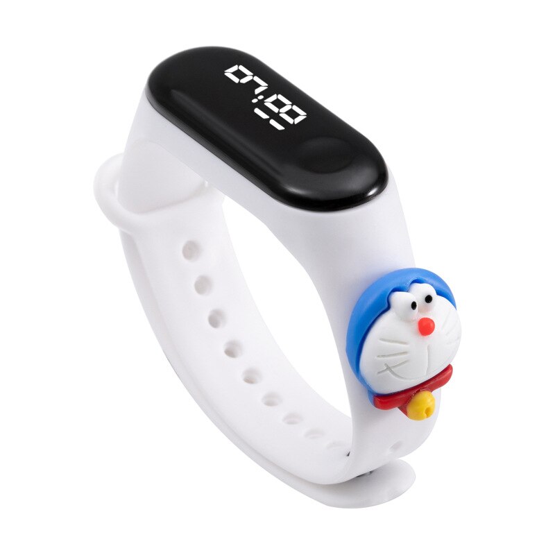 Disney Mickey Minnie LED Touch Watch Pooh Bear Bracelet Watch Student Children Sports Cartoon Electronic Watch Birthday Gifts.