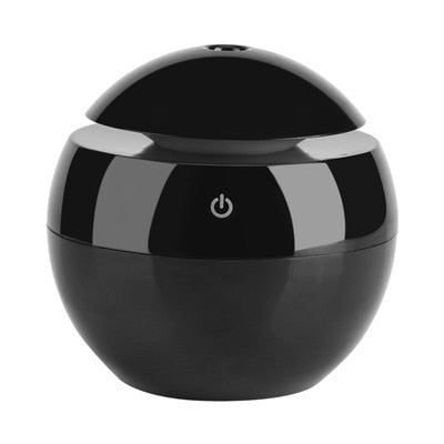 Mini Air Humidifier Ultrasonic USB Aroma Diffuser Wood Grain LED Night Light Electric Essential Oil Diffuser Aromatherapy Home.