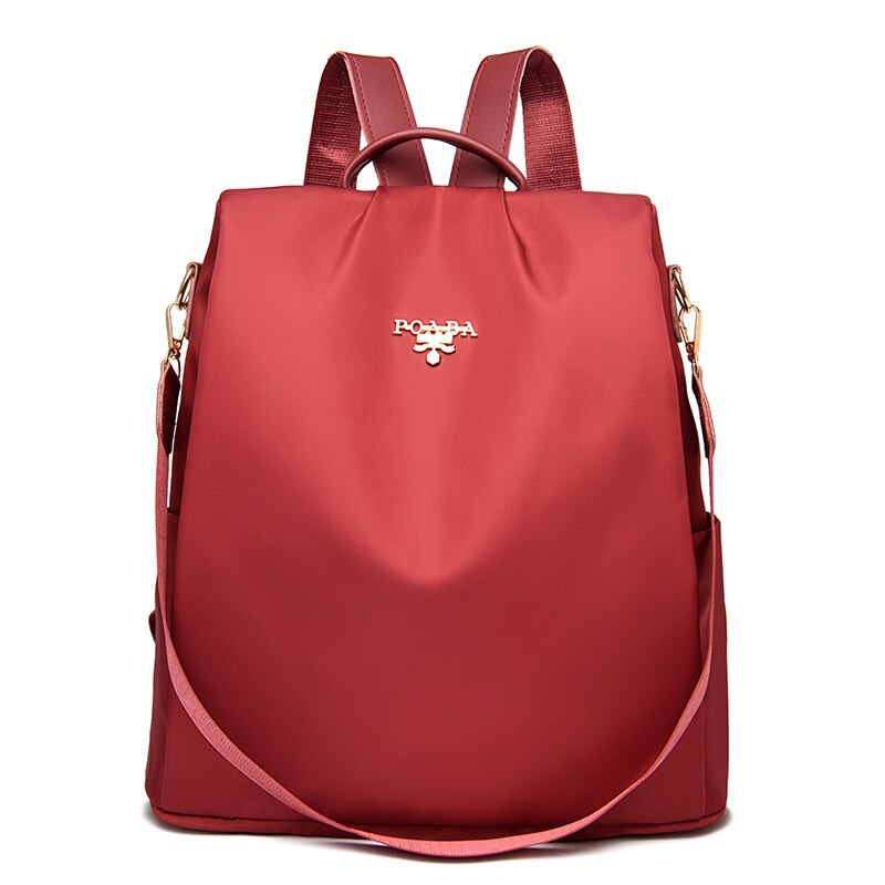 Fashion Anti-theft Backpack Women Oxford Shoulder Bag Large Capacity Female Travel Backpack Light School Bag for Teenage Girls