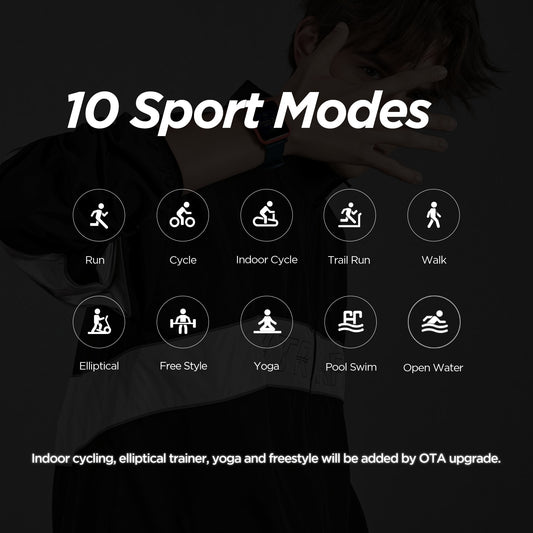 In Stock 2020 Global Amazfit Bip S Smartwatch 5ATM waterproof built in GPS GLONASS Smart Watch for Android iOS Phone.