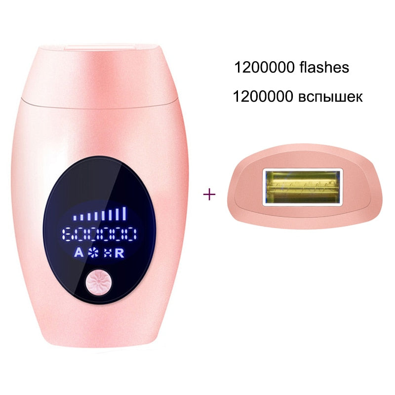 KYLIEBEAUTy600000 flash professional permanent IPL Laser Depilator LCD home use devices Photoepilator women painless hair remove.