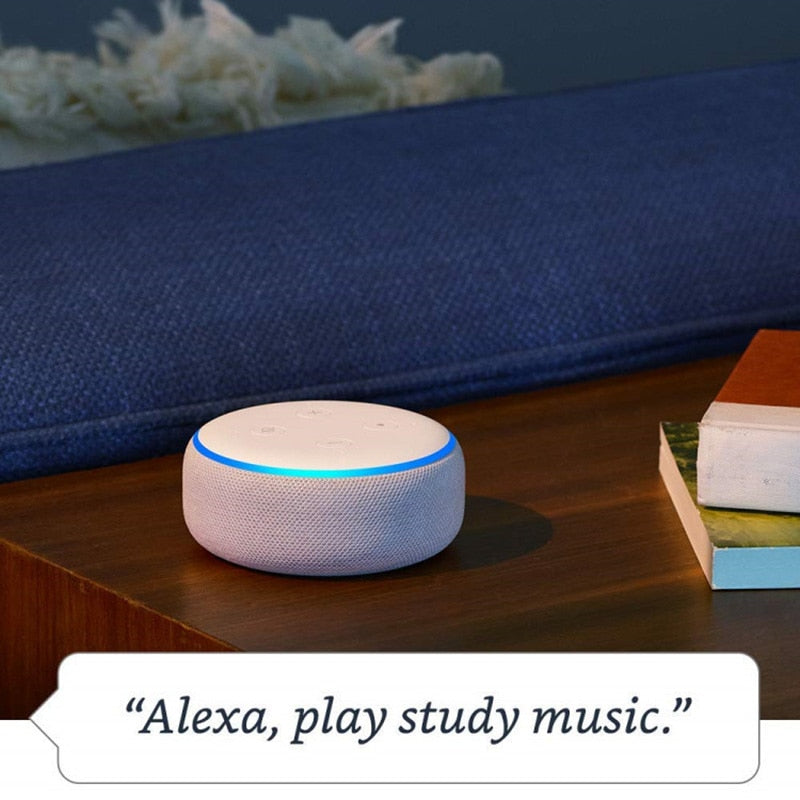 Echo 3 generation AI smart speaker Alexa can control the same series of smart appliances, air conditioner bulb vacuum cleaner.