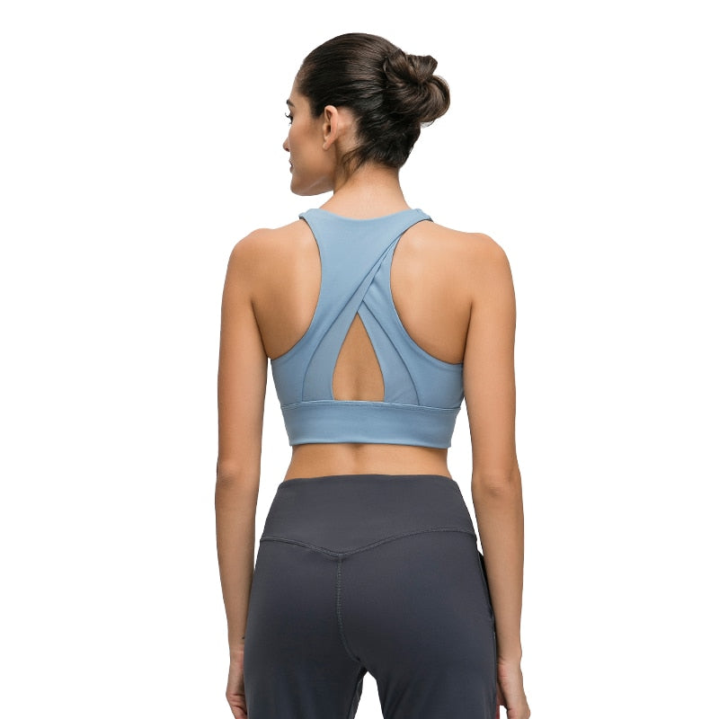 Nepoagym LUCKY XS To XL Size Women Push Up Sports Bra High Impact Fitness Bra Super Soft Crop Top Bra Women Fitness Bra