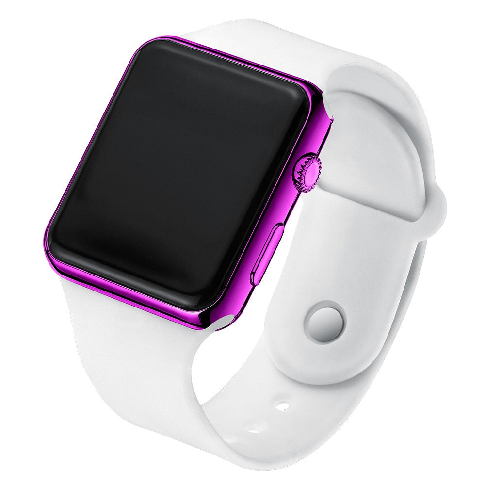 Digital Lover Watches Couple Watch Men For Women Electronic LED Digital Women Watch Fashion Casual Simple Silicone Female Watch.