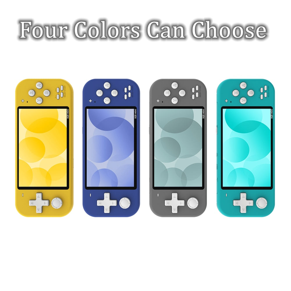 Newest 4.3 inch Handheld Portable Game Console with IPS screen 32GB 8GB 2500 free games for super nintendo dendy nes games child.