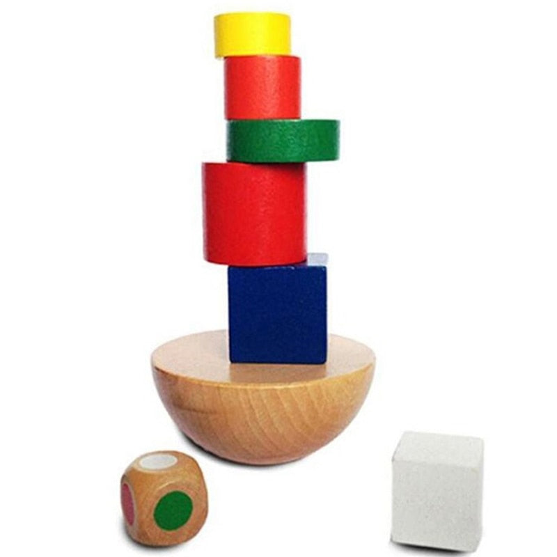 1Set Wooden Hammering Ball Hammer Box Children Fun Playing Hamster Game Toy Early Learning Educational Toys.