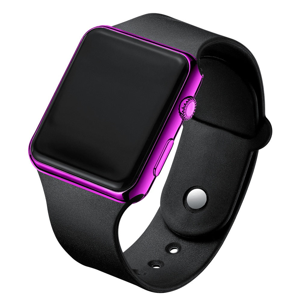 Digital Lover Watches Couple Watch Men For Women Electronic LED Digital Women Watch Fashion Casual Simple Silicone Female Watch.
