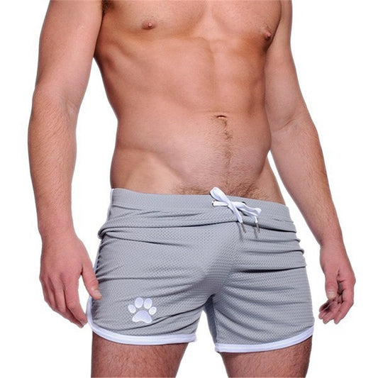 Summer Men's Bermuda Compression Fitness Shorts Fashion Print Quick-drying Sports Running Sexy Shorts Slim Fitness Pants