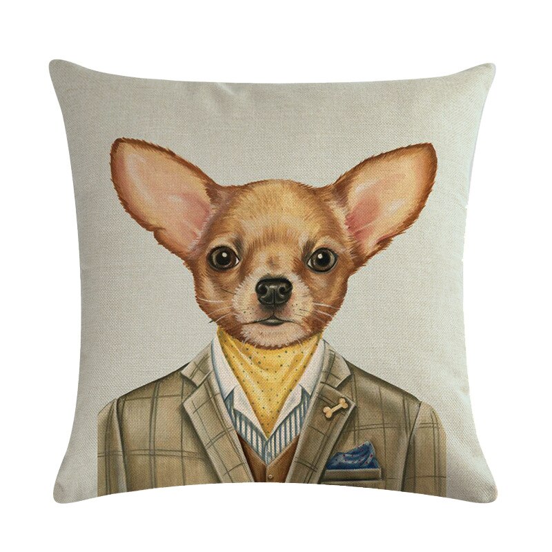 Creative Blowing Bubble Dress Dog Mrs Pillowcase Meng Pet Cat Miss Printing Bed Cushion Cover Animal Home Decoration Pillow Case