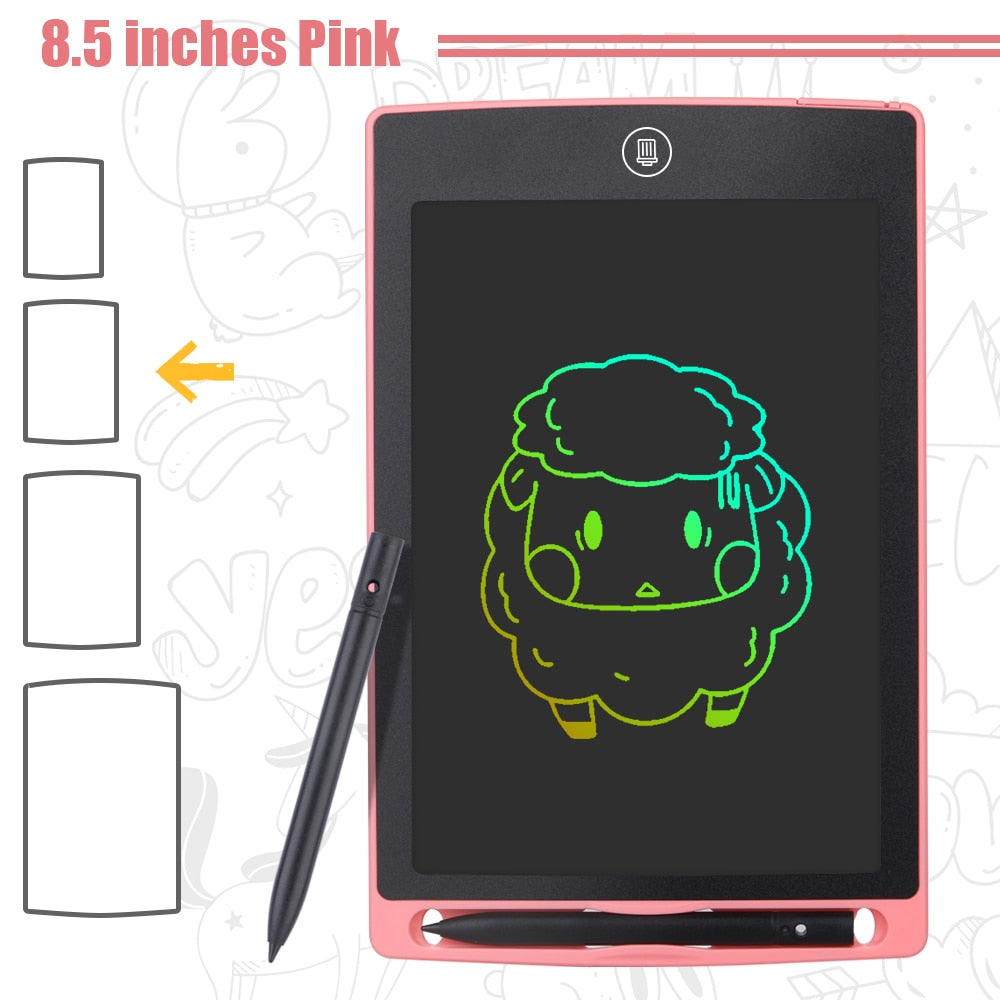 8.5/10/12 Inch LCD Drawing Tablet Electronic Drawing Writing Board Colorful Handwriting Pad Boy Girl Kids Children's Toys Gift.
