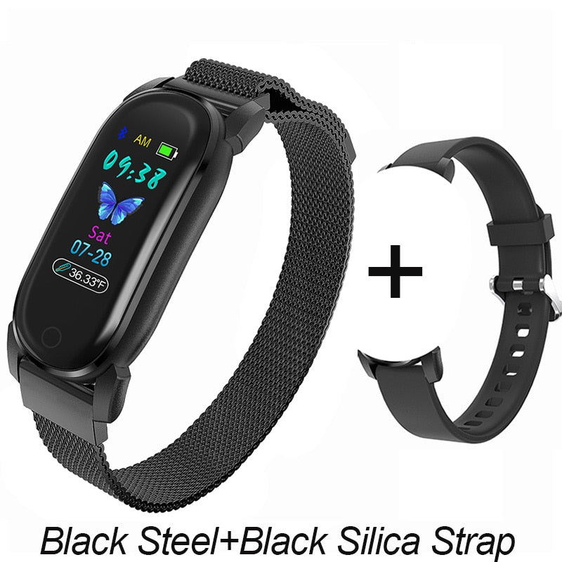 Smart Bracelet YD8 Temperature Measurement Thermometer Band Men Women Heart Rate Sleep Fitness Tracker Clock Sport Smartwatch