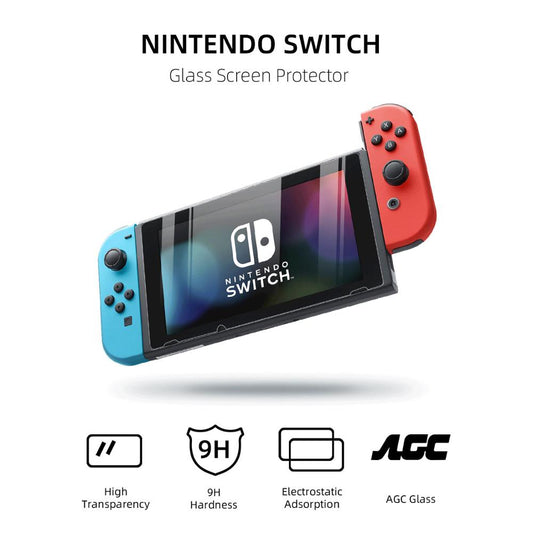 GeekShare Nintendo Switch Protective Tempered Glass HD Screen 0.2mm Thin Nintend Switch Premium Tempered Film NS Accessories.