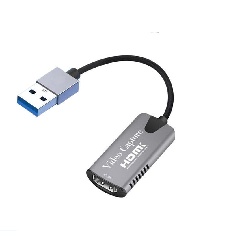 Video Capture Card USB3.0 HD Game Capture Device, Game Live Streaming Recorder Box Device for PS4/PS5 Switch, Xbox Series Wii.