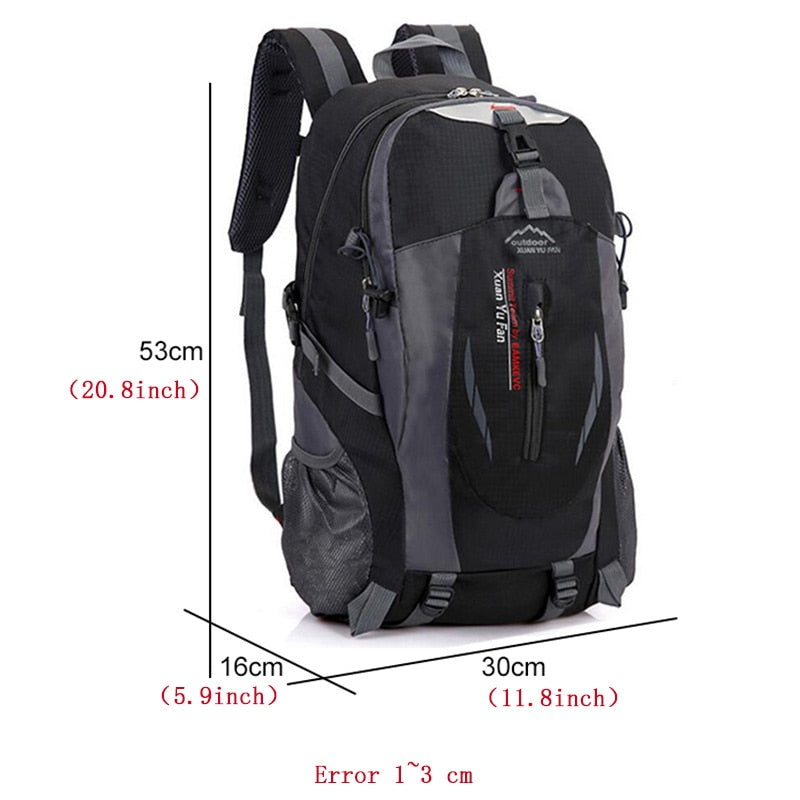 New Men Travel Backpack Nylon Waterproof Youth sport Bags Casual  Camping Male Backpack Laptop Backpack Women Outdoor Hiking Bag.