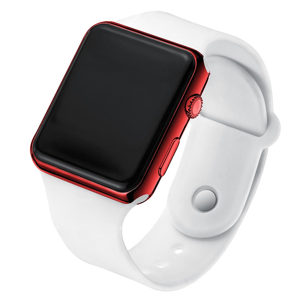 Digital Lover Watches Couple Watch Men For Women Electronic LED Digital Women Watch Fashion Casual Simple Silicone Female Watch.