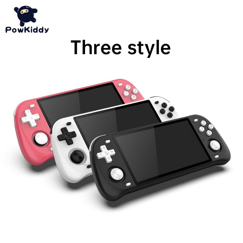 POWKIDDY Max2 Retro Open Source System RGB10 max 2 Handheld Game Console RK3326 5.0-Inch IPS Screen 3D Rocker Gift.