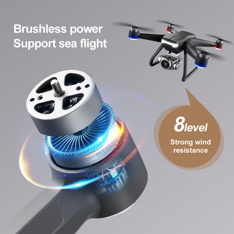 New F11 PRO GPS RC Drone 4K Dual HD Camera Professional WIFI FPV Aerial Photography Brushless Motor Quadcopter Dron Toys.