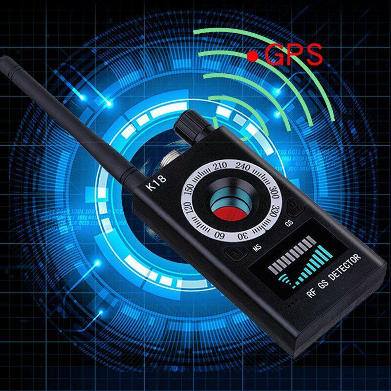 K18 Detector Multi-function Anti Mini Bug Audio SPY-Camera GSM Finder GPS Signal Lens RF Locator Tracker Detect Wireless Camera.