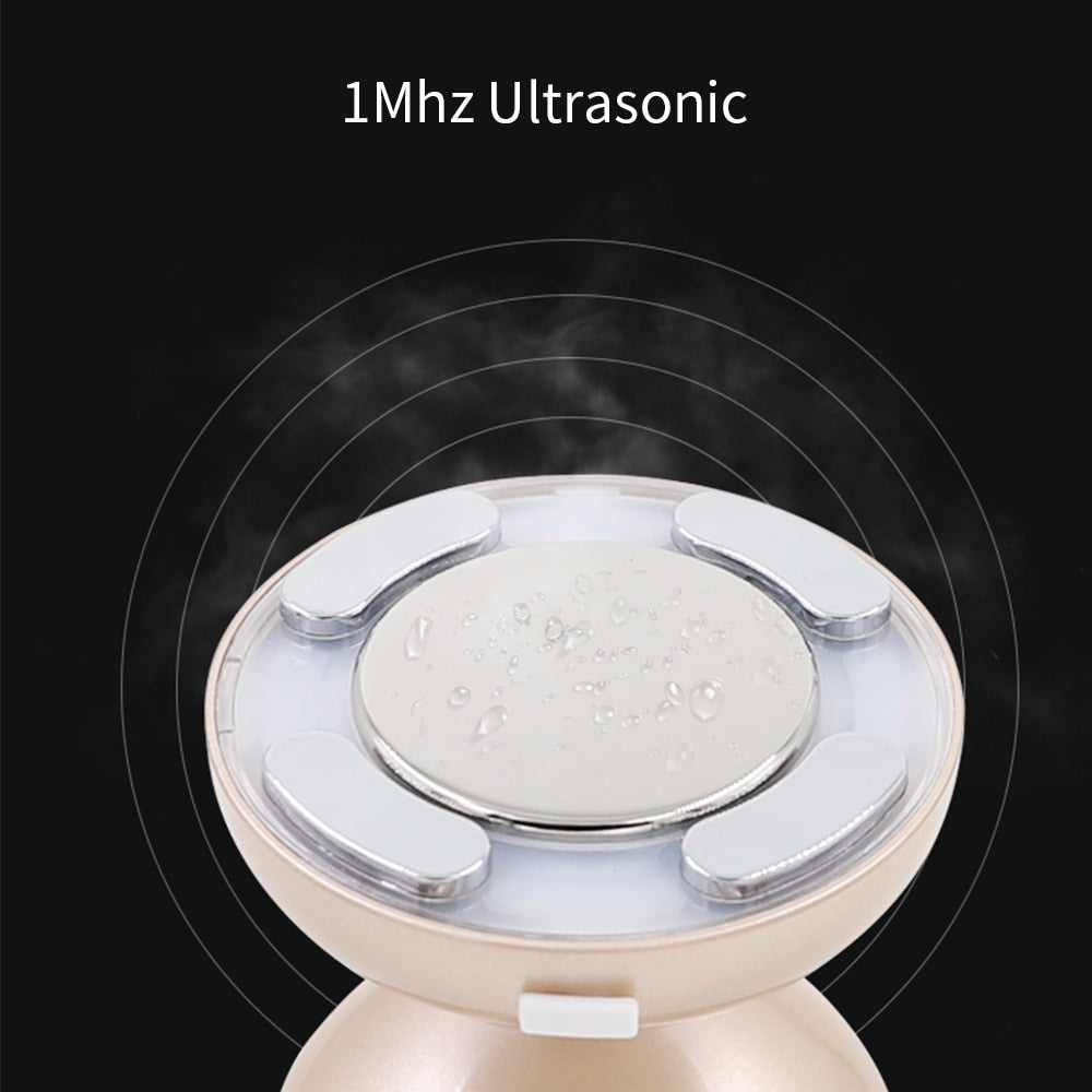 RF Ultrasound Cavitation Fat Burner Weight Loss Body Shaping Slimming Firming Device LED Photon Rejuvenation Face Lift Massager.