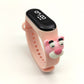 Disney Mickey Minnie LED Touch Watch Pooh Bear Bracelet Watch Student Children Sports Cartoon Electronic Watch Birthday Gifts.
