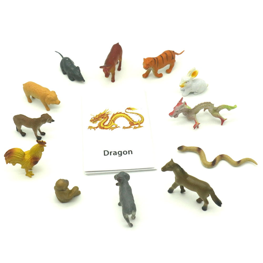 Montessori Educational Animal Preschool Toddler Learning Sensory Toys for Kids Montessori Toy Sensory Toys G2266F