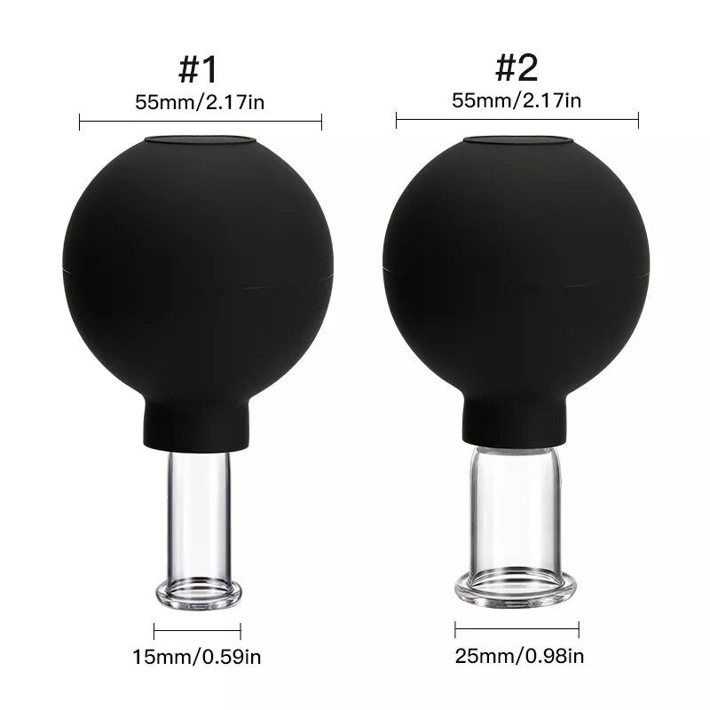 Smart Vacuum Suction Cup Cupping Therapy Massage Jars Anti-Cellulite Massager Body Cups Rechargeable Fat Burning Slimming Device.