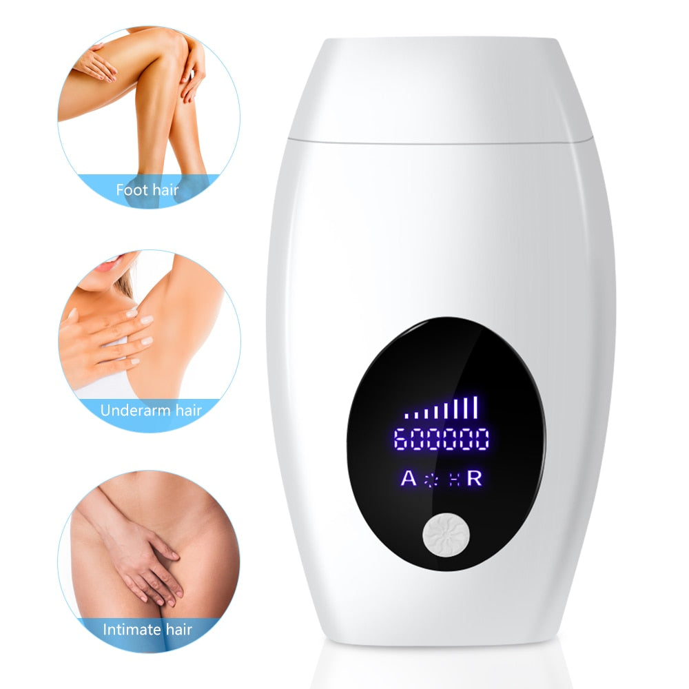 KYLIEBEAUTy600000 flash professional permanent IPL Laser Depilator LCD home use devices Photoepilator women painless hair remove.