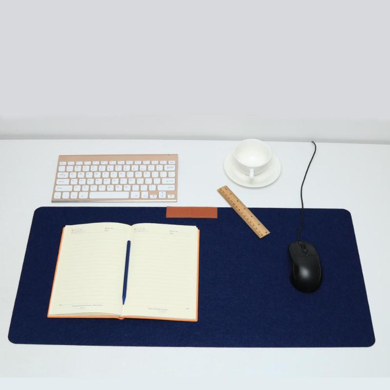 Large Office Computer Desk Mat Modern Table Keyboard Mouse Pad Wool Felt Laptop Cushion Desk Mat Gamer Mousepad Mat
