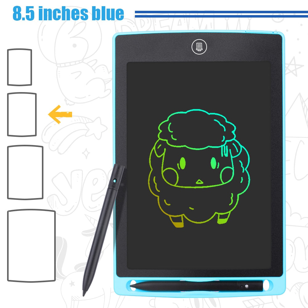8.5/10/12 Inch LCD Drawing Tablet Electronic Drawing Writing Board Colorful Handwriting Pad Boy Girl Kids Children's Toys Gift.