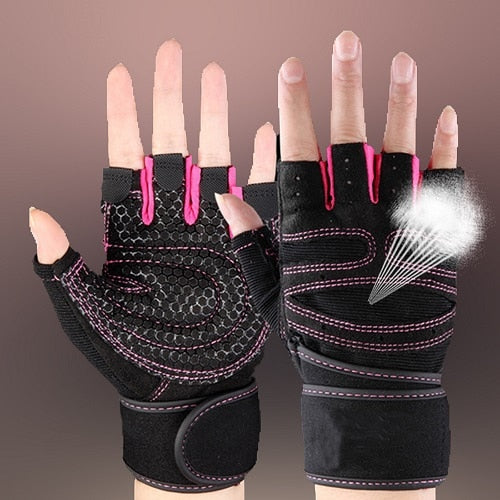 Body Building Gym Training Fitness WeightLifting Gloves For Men Women Workout Half Finger Guantes Exercise Gym Tactical Gloves