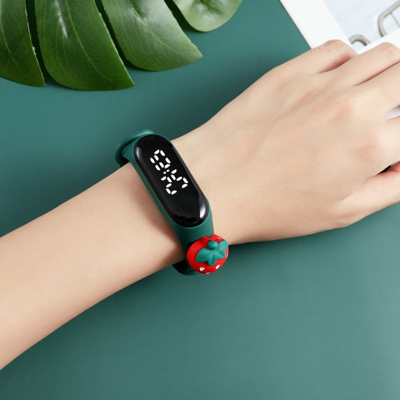 Disney Mickey Minnie LED Touch Watch Pooh Bear Bracelet Watch Student Children Sports Cartoon Electronic Watch Birthday Gifts.