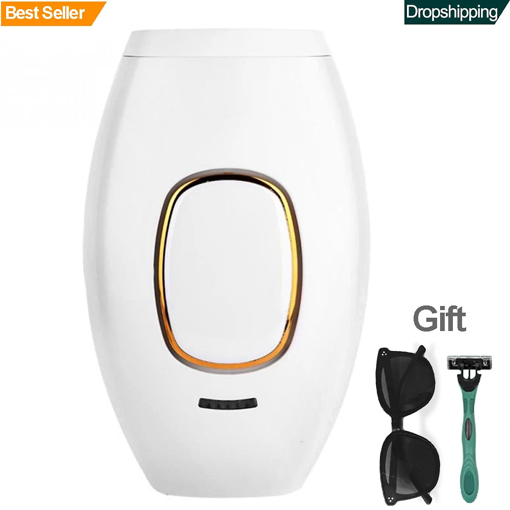 Electric Epilator For Women's Shaver Permanent IPL Hair Removal 600000 Flash Hair Removal Photoepilator Painless Home Use Device.