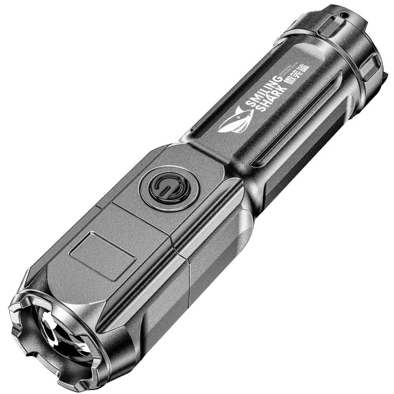 Flashlight Strong Light Rechargeable Zoom Giant Bright Xenon Special Forces Home Outdoor Portable Led Luminous Flashlight.