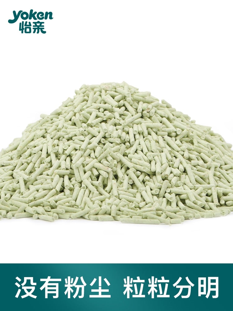Green Tea Cat Litter Tofu Litter Cat Litter Tofu Cat Litter Deodorant kg Low Dust Cat Litter Cat Tofu Sand 4 Packaging