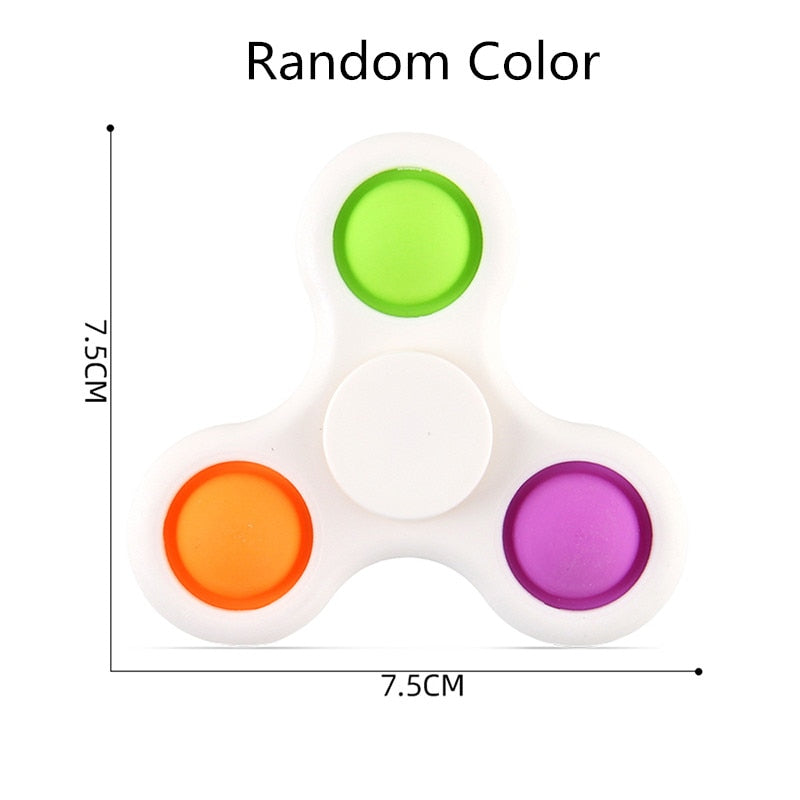 Glow Fluorescence Push Bubble Fidget Toys Adult Stress Relief Toy Antistress Soft Squishy Gift Anti Stress Box simple dimple toy.