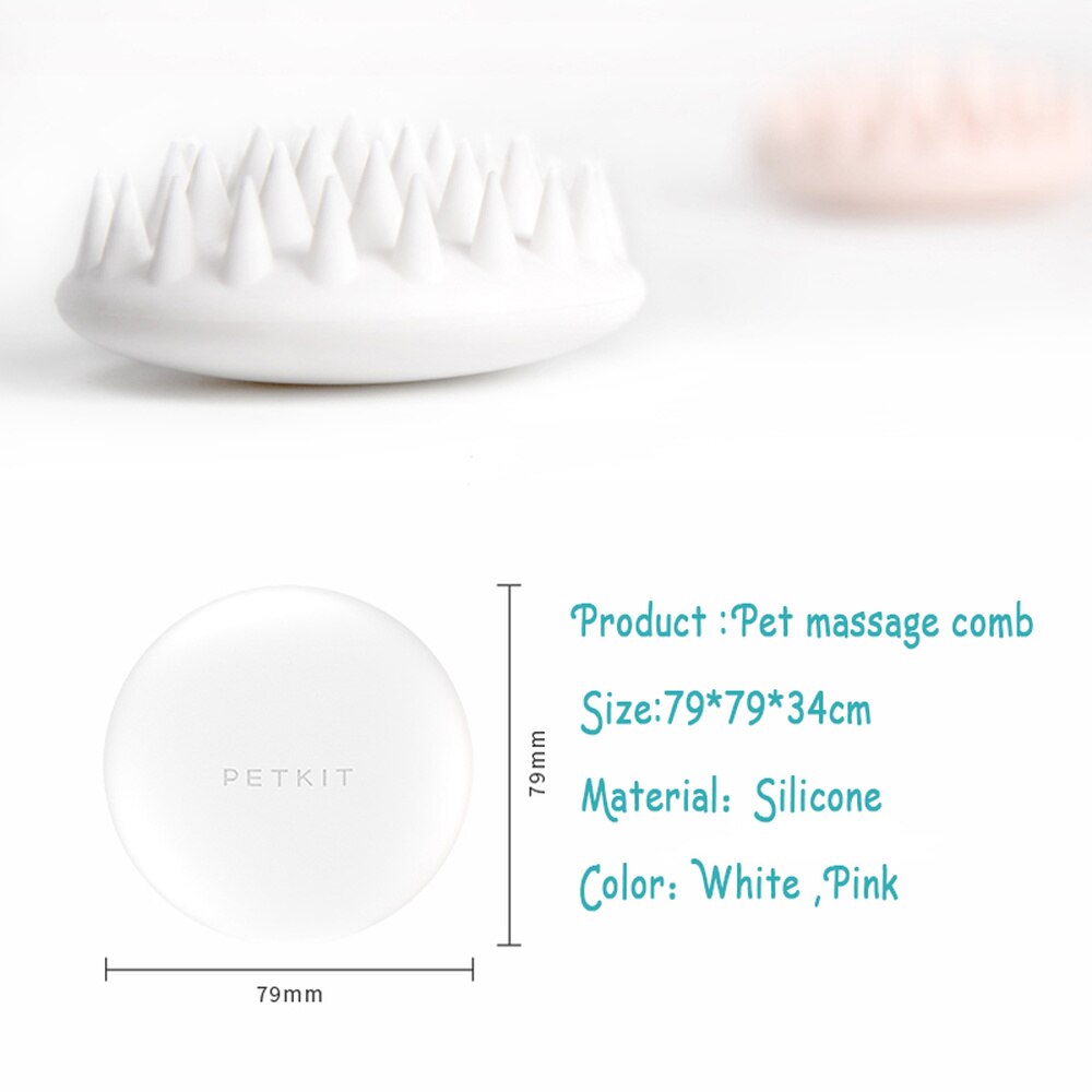 PETKIT Cat grooming Brush for Shedding and Grooming No Scratching Gentle Silicone Cat Massage Comb for dogs cat Pet supplies