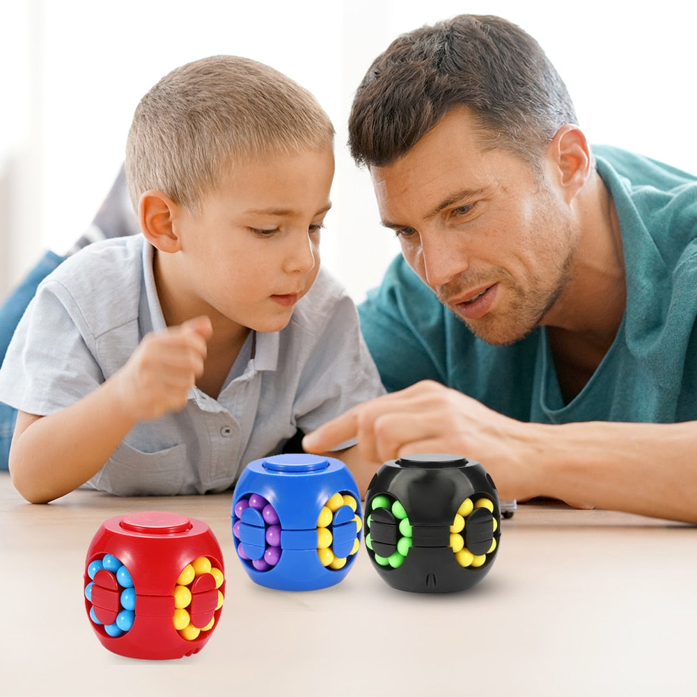 Anti Stress Cube Little Rotating Cube Kids Stress Relief Toy For Adults kids Plastic 5-7 12-15 years антистресс