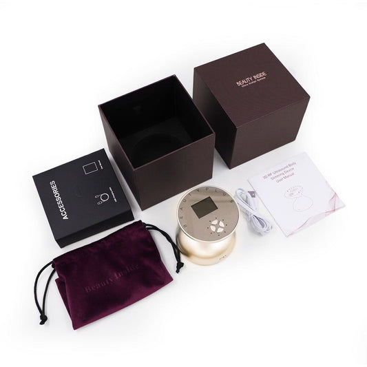RF Ultrasound Cavitation Fat Burner Weight Loss Body Shaping Slimming Firming Device LED Photon Rejuvenation Face Lift Massager.