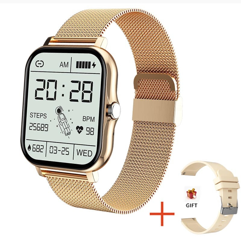 2021 New Women Smart watch Men 1.69" Color Screen Full touch Fitness Tracker Men Call Smart Clock Ladies For Android IOS+BOX.