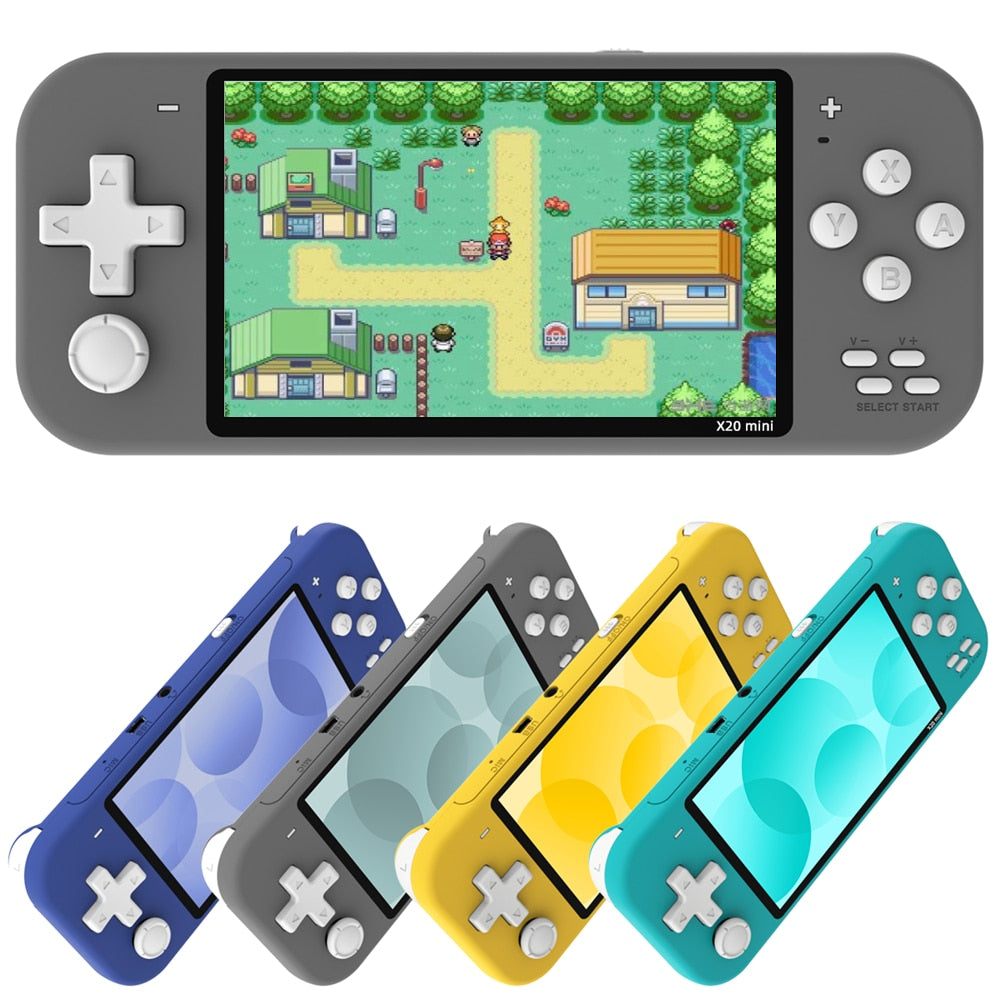 Newest 4.3 inch Handheld Portable Game Console with IPS screen 32GB 8GB 2500 free games for super nintendo dendy nes games child.