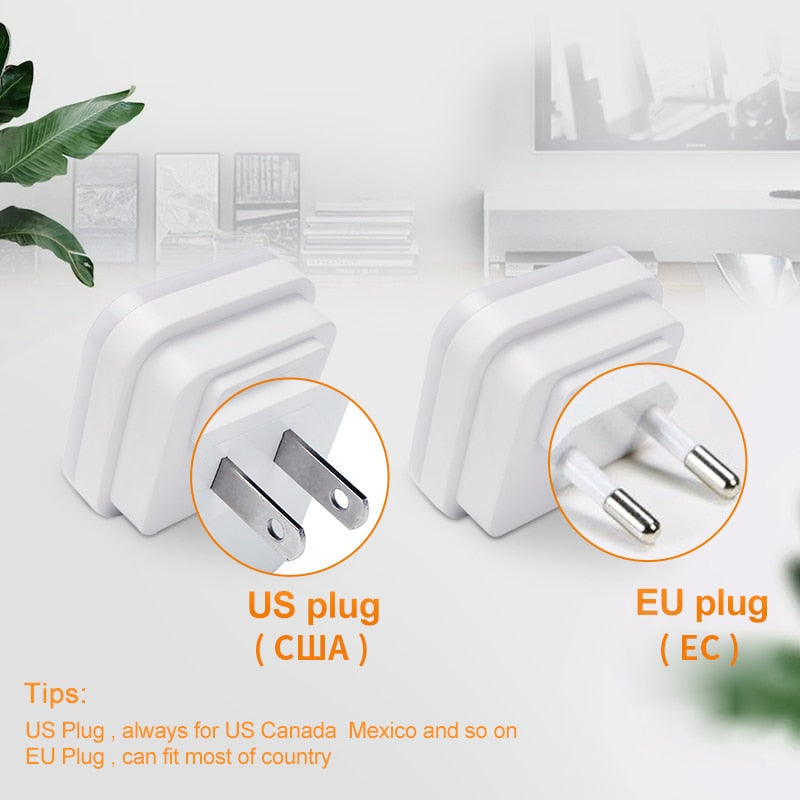 LED Night Light Mini Light Sensor Control 110V 220V EU US Plug Nightlight Lamp For Children Kids Living Room Bedroom Lighting.