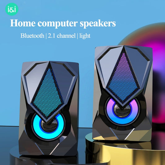 USB Wired Computer Speakers bluetooth speaker column Subwoofer Audio Speaker Multimedia Loudspeaker for Laptop Desktop Phone.