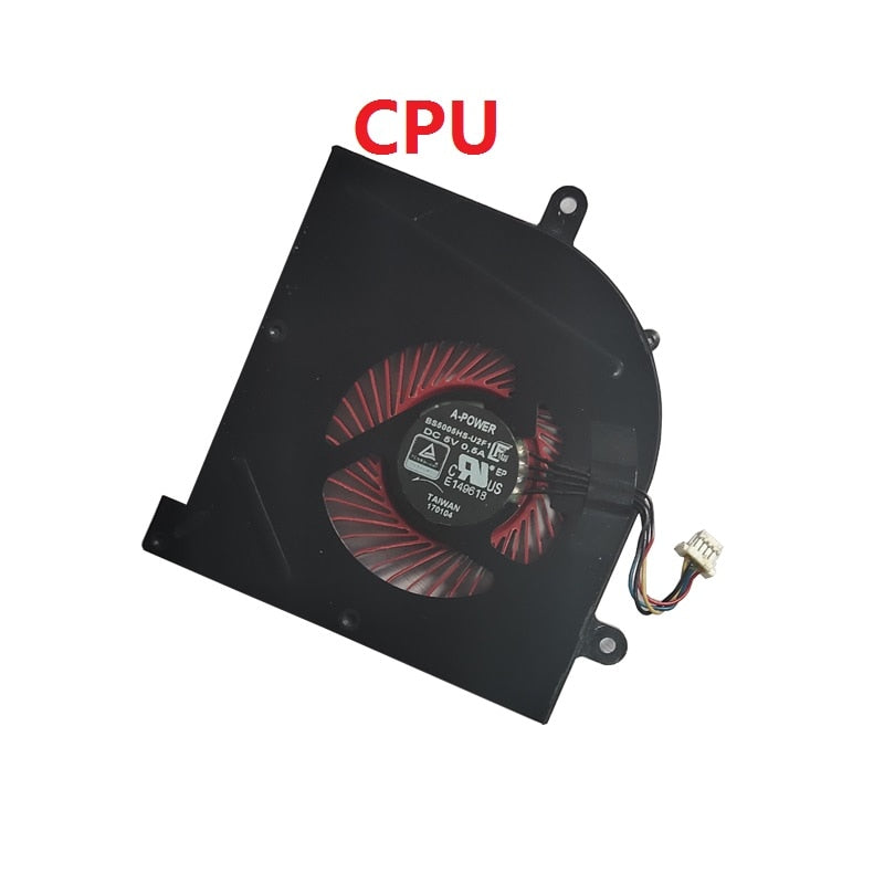 NEW Laptop cpu cooling fan for MSI GS63VR GS63 GS73 GS73VR MS-17B1 Stealth Pro CPU BS5005HS-U2F1 GPU BS5005HS-U2L1 COOLER.